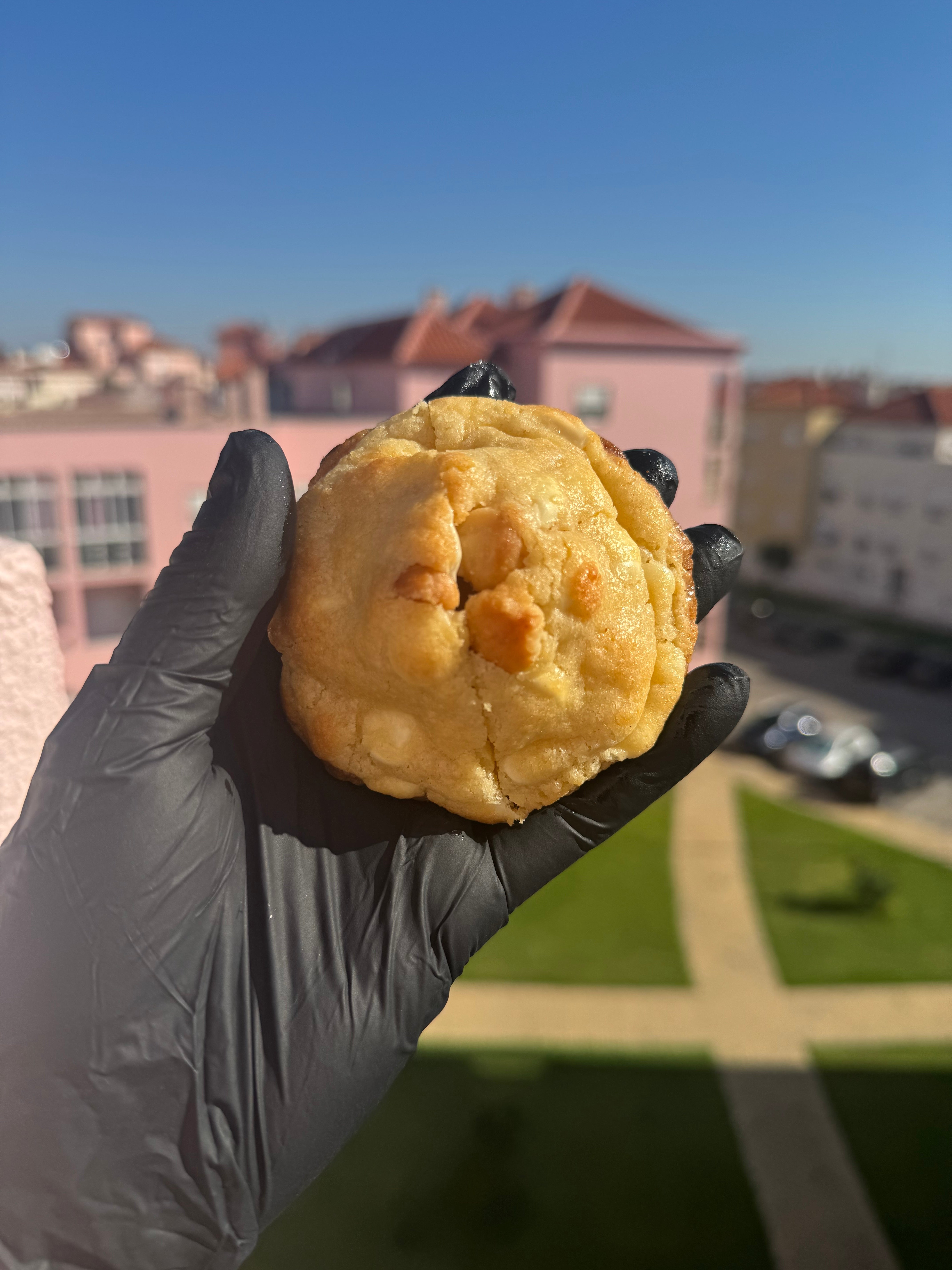 Macadamia com chocolate branco