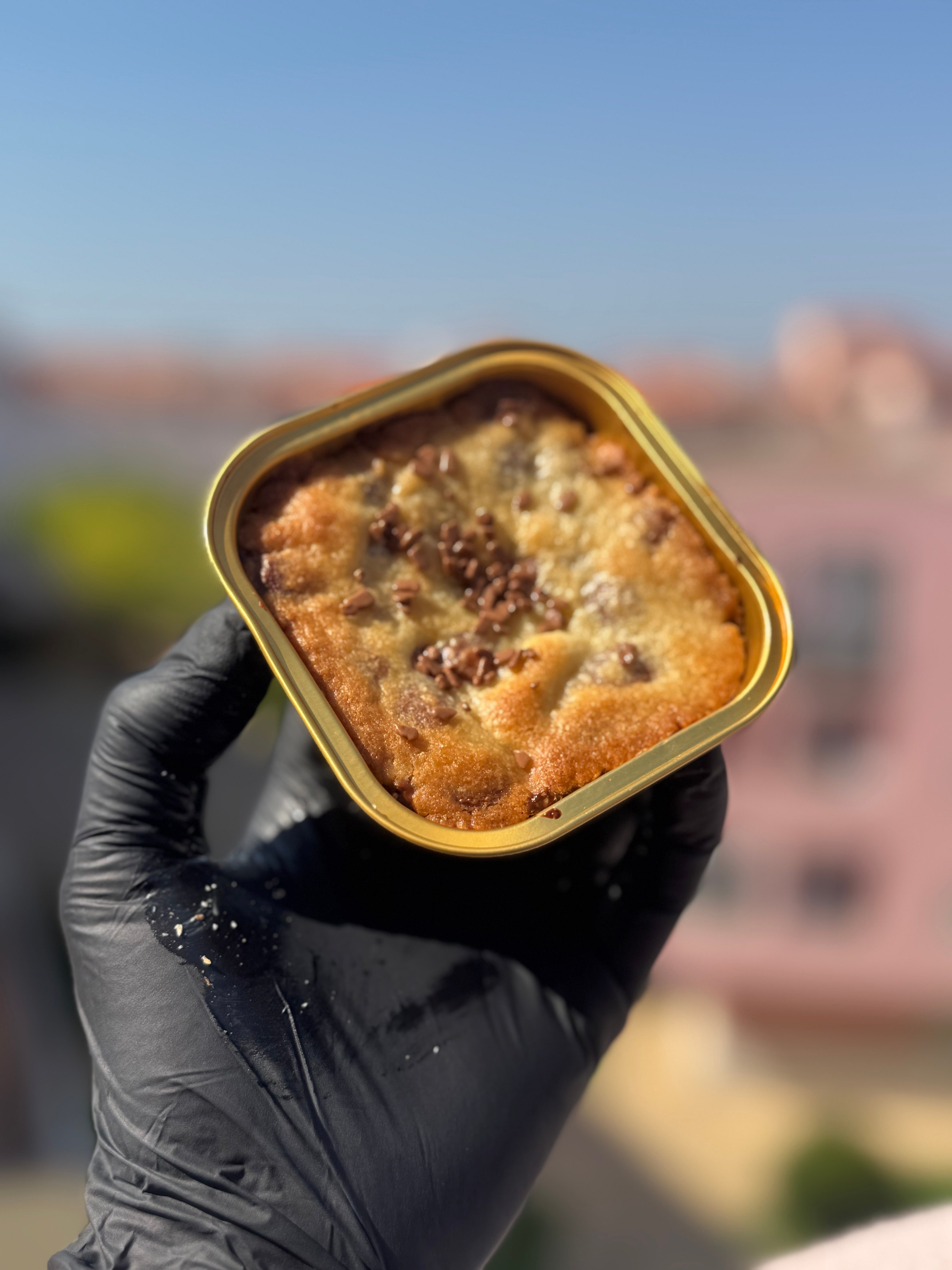 Mini tortinha de brigadeiro belga