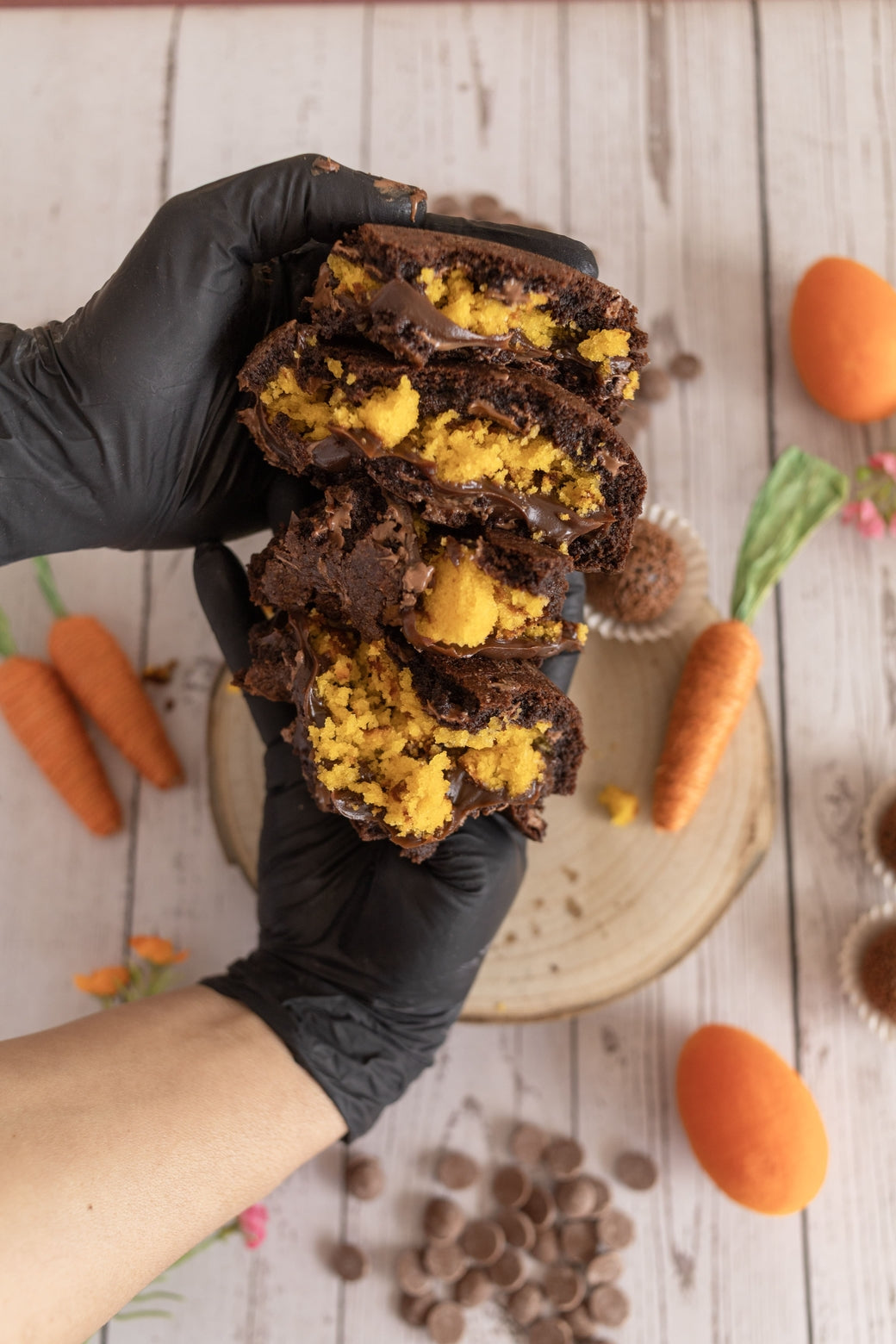 Cookie egg Bolo de Cenoura