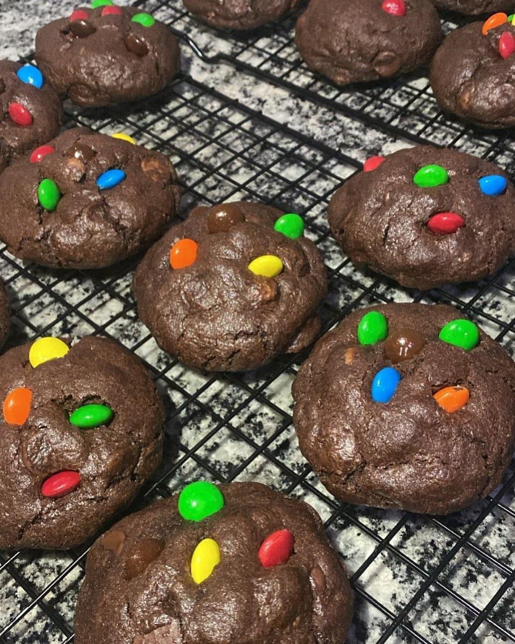 Cookie Kids Chocolate com Nutella e M&M's