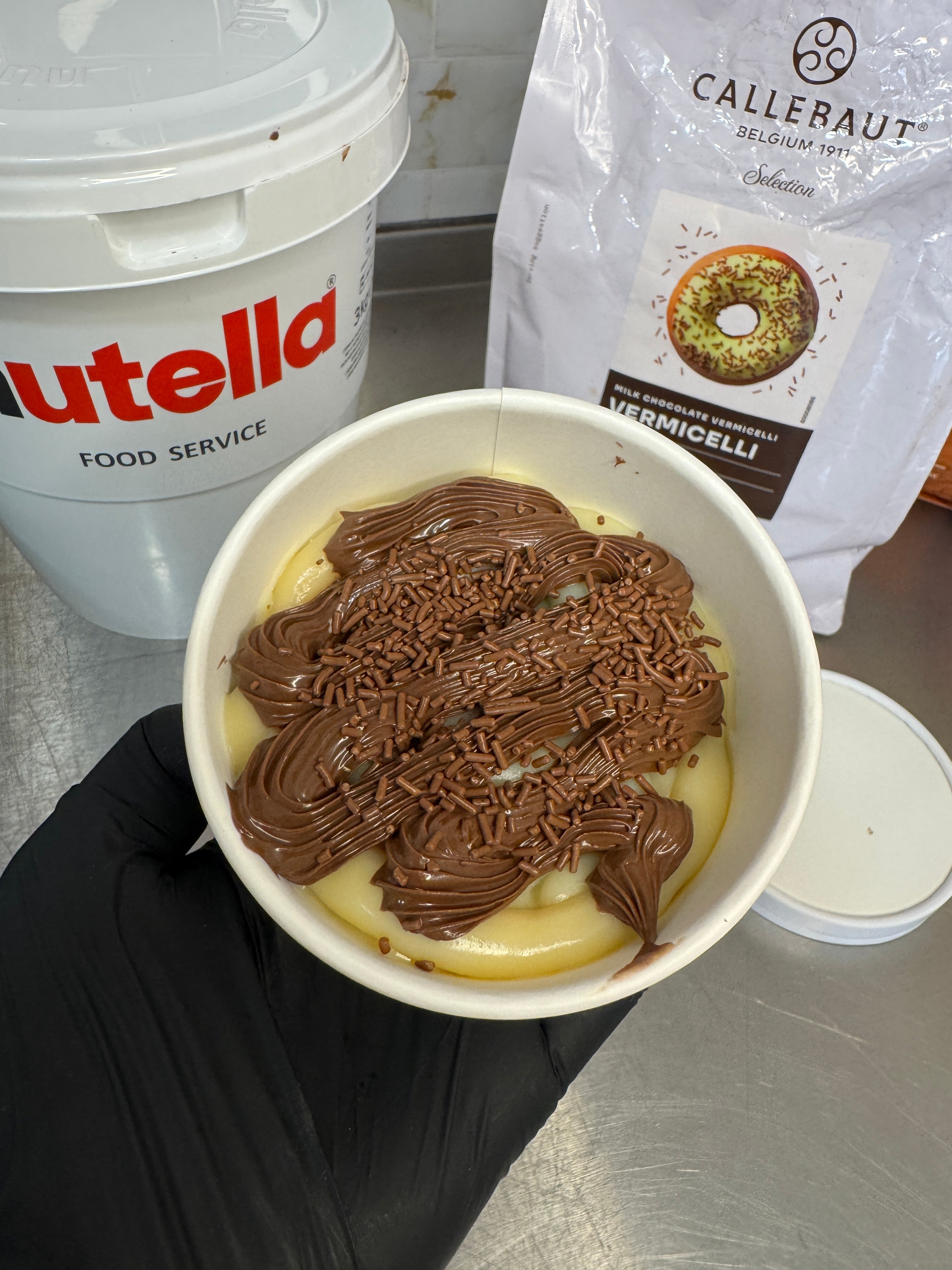Brownie no pote