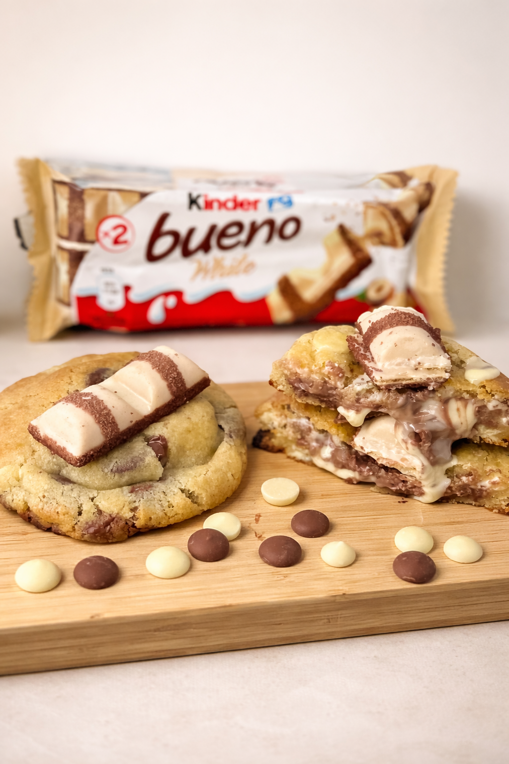 cookie kinder bueno White